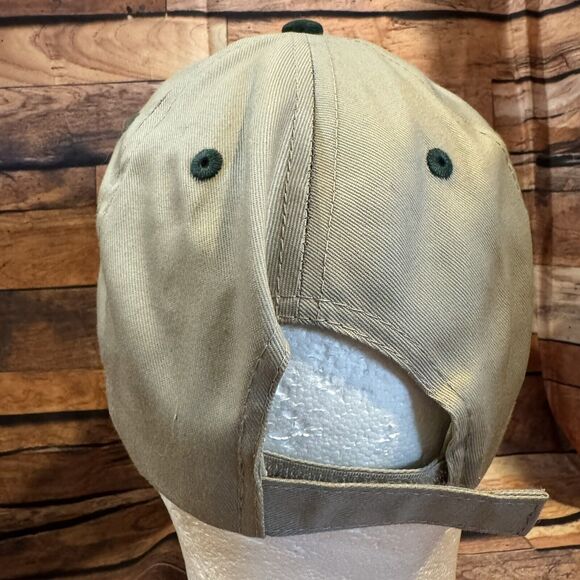 Pioneer Seed Logo Hat Cap Tan Adjustable H & L Strapback Farm Agriculture - Picture 3 of 7